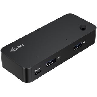 I-TEC UNIVERSAL KVM HUB 2X USB-C + 2X USB-A 3.0 PORT
