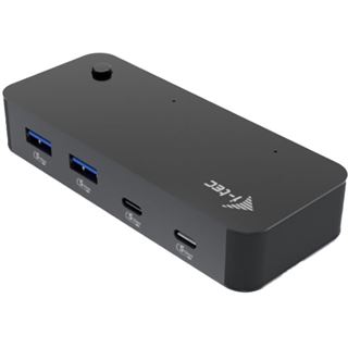 I-TEC UNIVERSAL KVM HUB 2X USB-C + 2X USB-A 3.0 PORT