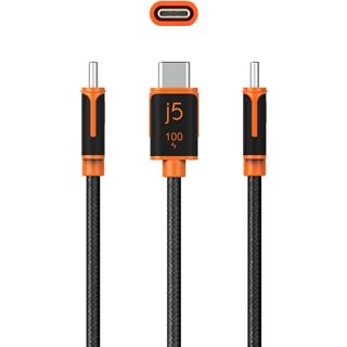 (&euro;6,63*/1m) 3.00m J5CREATE USB-C Lade- und Datenkabel USB C