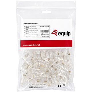 Equip Stecker Cat6a RJ45 UTP geschirmt werkzeugfrei 100Stk