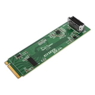 ICY Dock M.2 NVMe PCle 5.0 SSD to 1x MCIO 4i Adapter with R