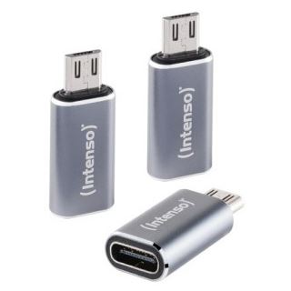Intenso 3-pack USB Adapter USB-C -> USB-Micro C480M Aluminiu