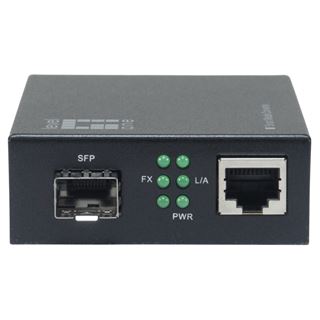 LevelOne Media Konverter RJ45->SFP GE 19" Smart