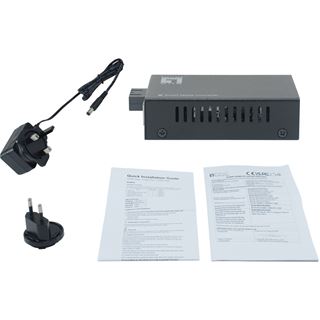 LevelOne Media Konverter RJ45->SC GE MM Smart 850nm 500m