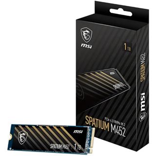 1TB MSI Spatium M452 (M.2 2280) PCIe Gen4 x4 NVM