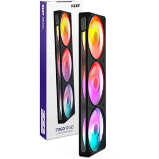 NZXT F360 RGB 2026 L&uuml;fter Black 3x120mm RF-R236U-BF
