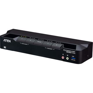 ATEN CS1924A KVMP-Switch 4-fach, DisplayPort, USB 3.0, 8K