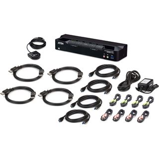 ATEN CS1924A KVMP-Switch 4-fach, DisplayPort, USB 3.0, 8K
