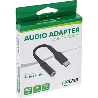 0.15m InLine USB-C Audio Adapter auf 3,5mm Klinke, DAC