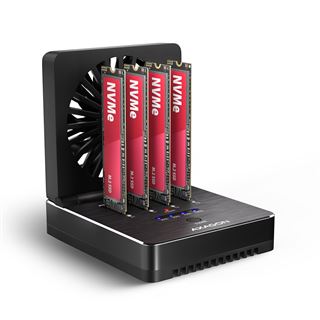 AXAGON ADSA-M2C44 Docking Station, USB4, f&uuml;r M.2-NVMe-SSDs -