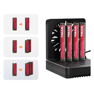 AXAGON ADSA-M2C44 Docking Station, USB4, f&uuml;r M.2-NVMe-SSDs -