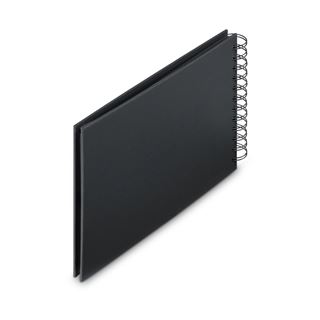 hama Fotoalbum Fine Art neutral 24,0 x 17,0 cm, 50 schwarze Seiten