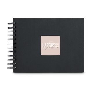 hama Fotoalbum Fine Art neutral 24,0 x 17,0 cm, 50 schwarze Seiten