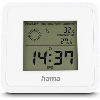 hama Borneo Thermo-Hygrometer wei&szlig;, 1 St.