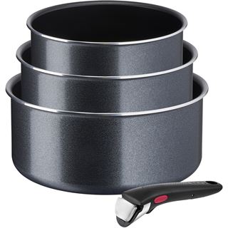 Tefal Pfannen-Set INGENIO XL FORCE schwarz 4-tlg., 1 Set