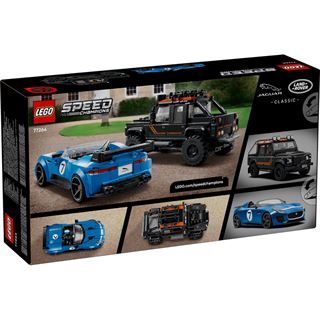 LEGO Speed Champions 77264 Jaguar Project 7 & Land Rover Defender