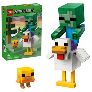 LEGO Minecraft 21582 H&uuml;hnerreiter