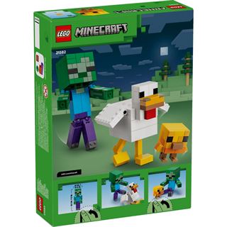 LEGO Minecraft 21582 H&uuml;hnerreiter
