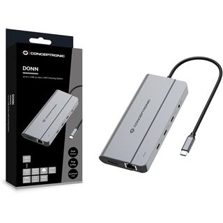 Conceptronic 10-1 Dock USB-C->HDMI/2xUSB-A/3xUSB-C/100WPD