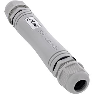 InLine PoE+ Extender, IP67 Outdoor, 1 Gb/s, 30 W, kaskadierbar