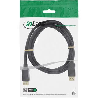 (&euro;3,97*/1m) 3.00m InLine Displayport 2.1 Anschlusskabel