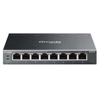 TP-LINK Omada ES208GP 8-Port Gigabit Easy Managed Switch mit