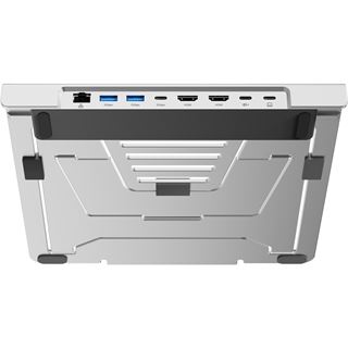Conceptronic Notebook Halterung + 7-in-1 Docking silber