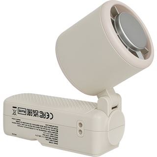 Verbatim Cool 'n' Go Ice Touch Pro Handheld Fan White/Silver
