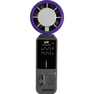 Verbatim Cool 'n' Go Ice Touch Pro Handheld Fan Purple/Grey