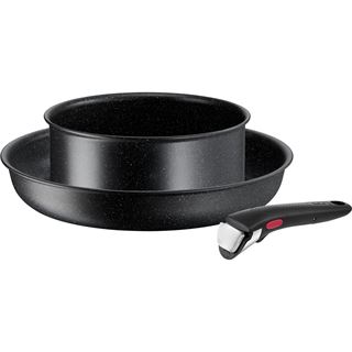 Tefal Pfannen-Set INGENIO BLACK STONE schwarz 3-tlg., 1 Set
