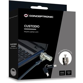 Conceptronic NBT Notebook Schl&uuml;sselschloss Standard 1.80m