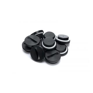 EK Water Blocks EK-PLUG G1/4 Acetal - Schwarz (10 pack)