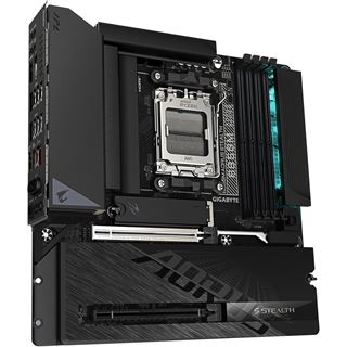 Gigabyte B850M AORUS STEALTH uATX / AM5 / B850 / 4xDDR5 / 4x SATA, 3x