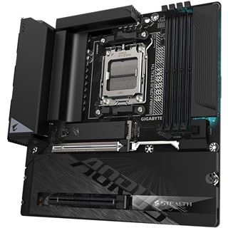 Gigabyte B850M AORUS STEALTH uATX / AM5 / B850 / 4xDDR5 / 4x SATA, 3x