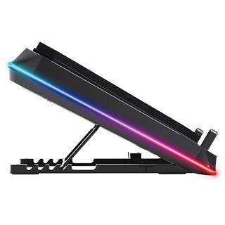Conceptronic USB-C Laptop-K?hlpad + Handyhalter, RGB, 12V