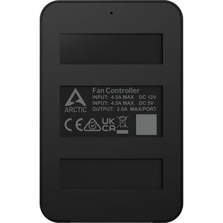 Arctic Fan Controller, 10-Port-L&uuml;ftersteuerung (schwarz, mit