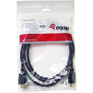 (&euro;13,80*/1m) 0.50m Equip HDMI2.0 Anschlusskabel HDMI-Stecker auf