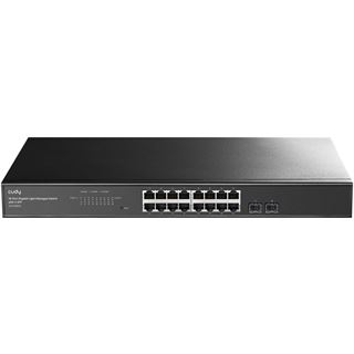 Cudy Switch GS1016ES2 - 16 Ports - 16x GE (10/100/1000) - 2x SFP