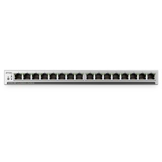 Zyxel 16 Port PoE+ 135W Gigabit Unmanaged Switch, Slimline
