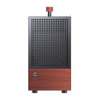 Jonsbo T6 PC Geh&auml;use, Mini-Tower, Mini-ITX, Tempered Glass, Holz