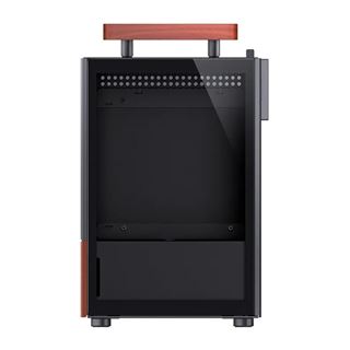 Jonsbo T6 PC Geh&auml;use, Mini-Tower, Mini-ITX, Tempered Glass, Holz