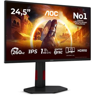 24,5" (62,23cm) AOC Gaming 25G4ZR schwarz 1920x1080