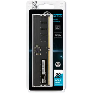 32GB(1x32GB) Klevv RAM DDR5 5600 UDIMM CL46 - BULK