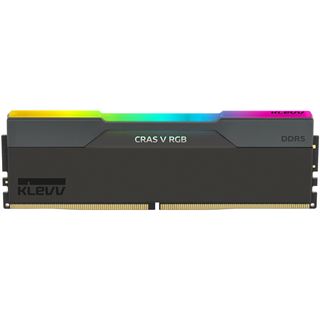 32GB (2x16GB) Klevv Cras V RGB UDIMM DDR5-6000 CL30-38-38-78 Obsidian