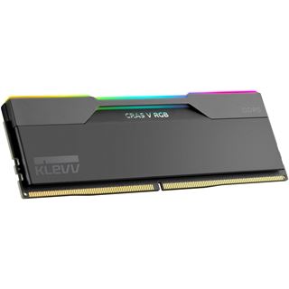 32GB (2x16GB) Klevv Cras V RGB UDIMM DDR5-6000 CL30-38-38-78 Obsidian