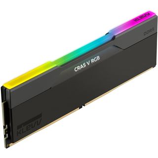32GB (2x16GB) Klevv Cras V RGB UDIMM DDR5-6000 CL30-38-38-78 Obsidian