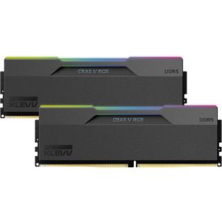 32GB (2x16GB) Klevv Cras V RGB UDIMM DDR5-6000 CL28-36-36-76 Obsidian