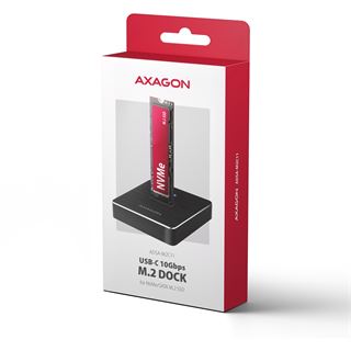 AXAGON ADSA-M2C Dual NVMe M.2 SSD-Dockingstation, USB-C 10 Gbit/s,