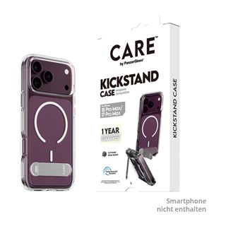 PanzerGlass CARE Kickstand Case transp.white MagSafe iPhone 18Pro