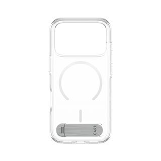 PanzerGlass CARE Kickstand Case transp. w. white MagSafe iPhone 18